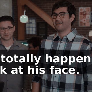 It's totally happening. Look at his face.