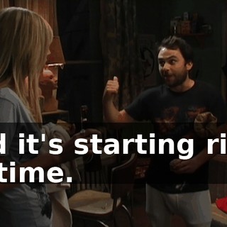 And it's starting right on time.
