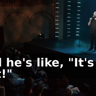 And he's like, "It's the shit!"