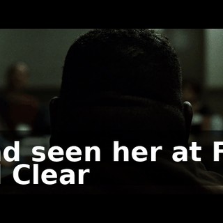 I had seen her at Free and Clear