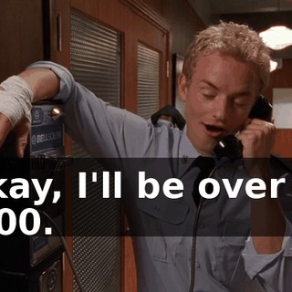 Okay, I'll be over at 8:00.