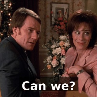 Can we?