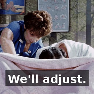 We'll adjust.