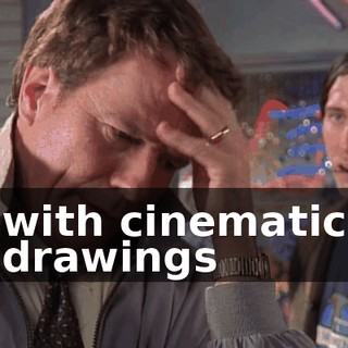 with cinematic drawings