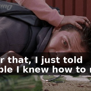 After that, I just told people I knew how to ride.