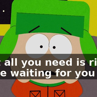 ♪ But all you need is right here waiting for you ♪