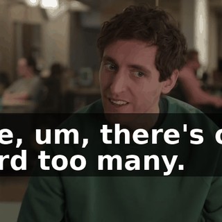 Like, um, there's one word too many.
