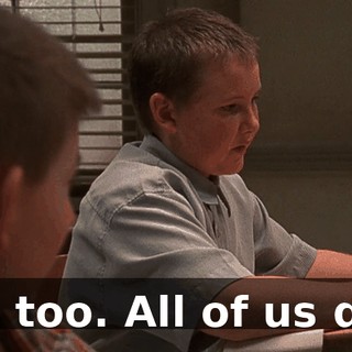 Me too. All of us did.