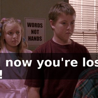 and now you're losing her!