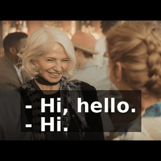 - Hi, hello. - Hi.