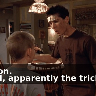 - Go on. - Well, apparently the trick is...