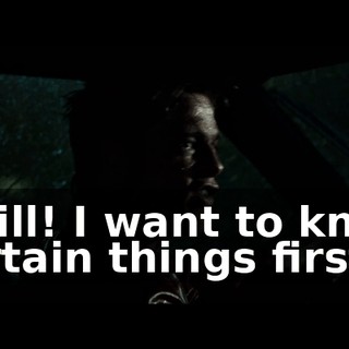 I will! I want to know certain things first.
