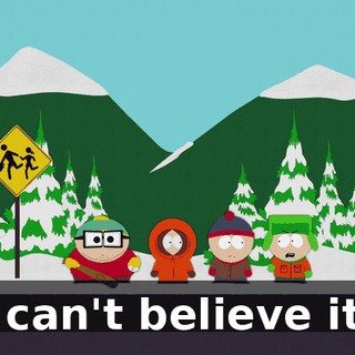 I can't believe it!