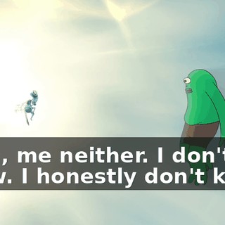 Yeah, me neither. I don't know. I honestly don't know.
