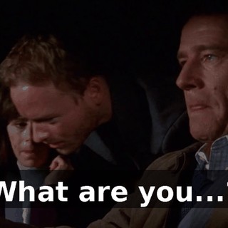 What are you...?
