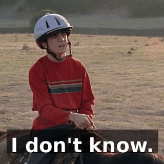 I don't know.