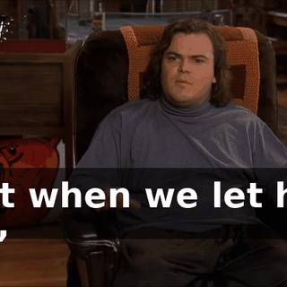 But when we let her go,