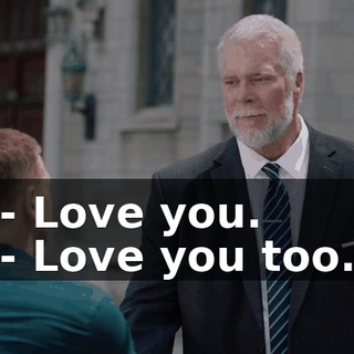 - Love you. - Love you too.