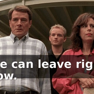 We can leave right now.