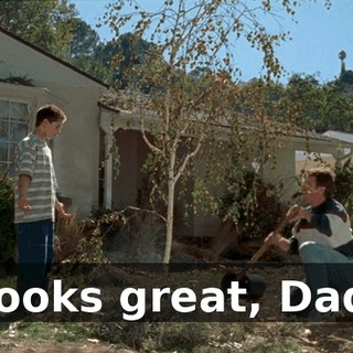Looks great, Dad.