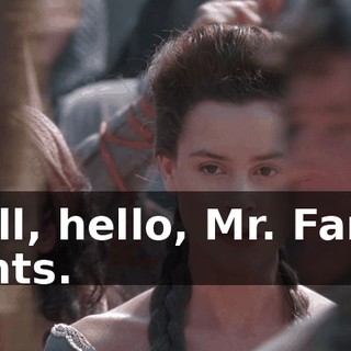 Well, hello, Mr. Fancy Pants.