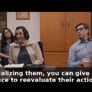 By vocalizing them, you can give others a chance to reevaluate their actions.