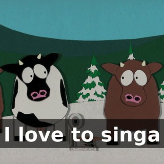 ♪ I love to singa ♪