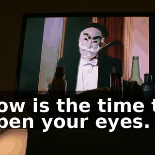 now is the time to open your eyes.