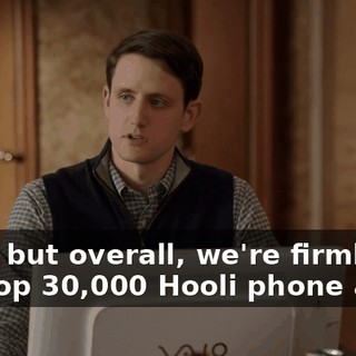 True, but overall, we're firmly in the top 30,000 Hooli phone apps.