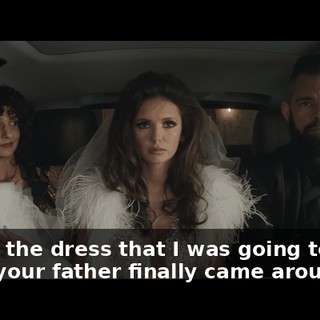 This is the dress that I was going to wear when your father finally came around.