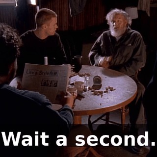Wait a second.