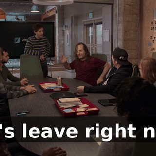 Let's leave right now.
