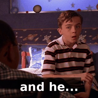 and he...