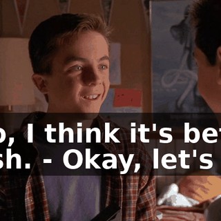 - No, I think it's better fresh. - Okay, let's go.