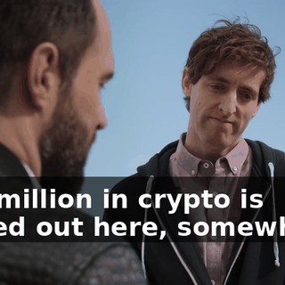 $300 million in crypto is buried out here, somewhere.