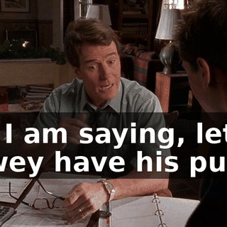 but I am saying, let Dewey have his purse.