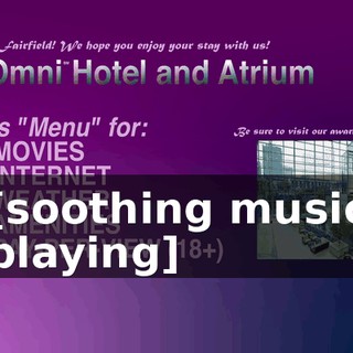 [soothing music playing]