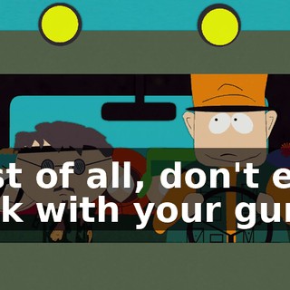 First of all, don't ever walk with your gun