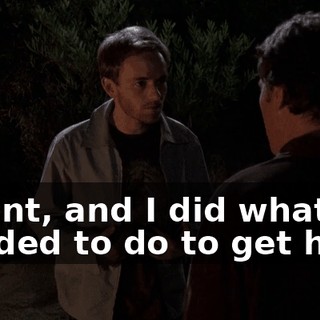 I went, and I did what I needed to do to get help.