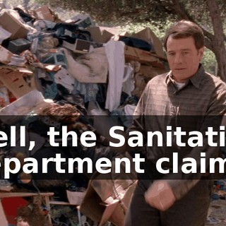 Well, the Sanitation Department claims