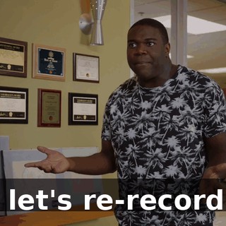 So let's re-record it.