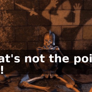 That's not the point. Oh!