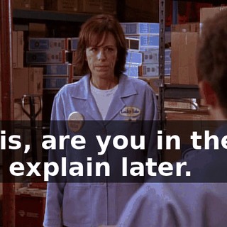 - Lois, are you in there? - I'll explain later.