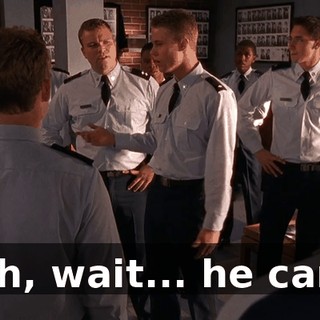 Oh, wait... he can.