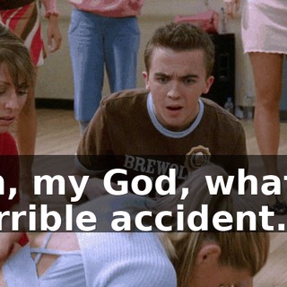 Oh, my God, what a terrible accident.