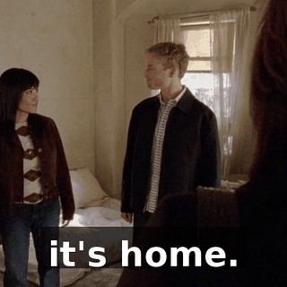 it's home.