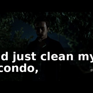 ld just clean my condo,