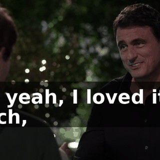 Uh, yeah, I loved it so much,