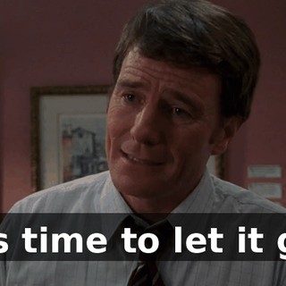 It's time to let it go.