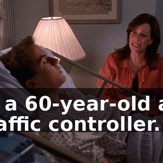 of a 60-year-old air traffic controller.